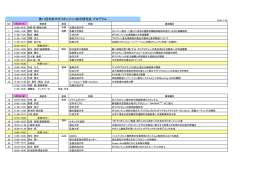研究会 プログラム - 日本ポリオレフィン総合研究会