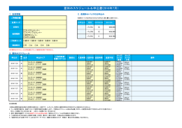 夏休みスケジュール＆申込書(2016年7月）