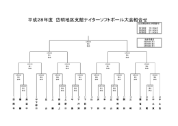 平成28年度ナイターソフトボール組合せ(PDF 約58KB)