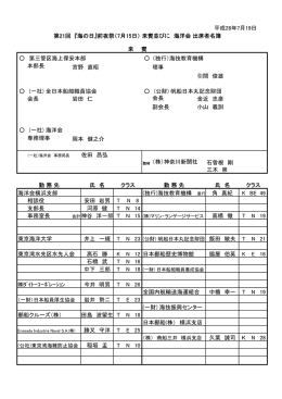 2016.07.15.前夜祭出席者名簿