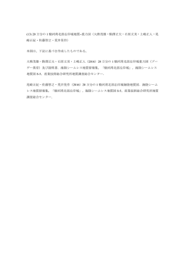 PDF/41KB - 地質調査総合センター