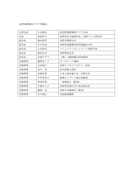 長野国際親善クラブ準備室 名誉会長 小出博冶 前長野国際親善クラブ