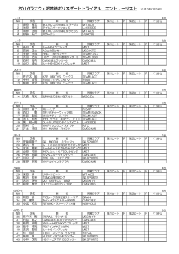 2016ラナウェ泥苦路ポリスダートトライアル ポリスダートトライアル ポリス