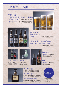 アルコール類