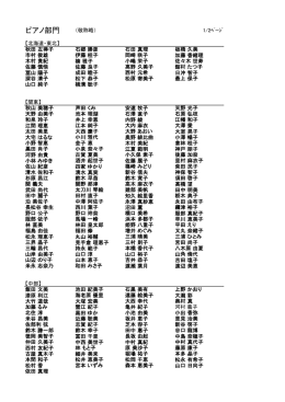 ピアノ部門