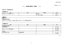 役員異動・機構改革・人事異動
