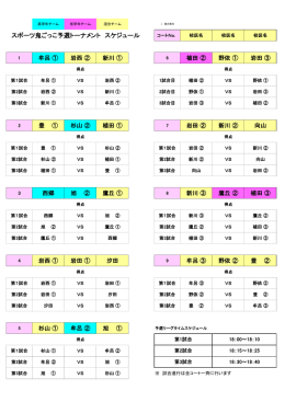 鬼ごっこ予選リーグ