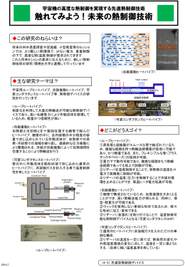 触れてみよう！未来の熱制御技術