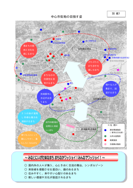 中心市街地の目指す姿 - 新潟市中心市街地活性化協議会