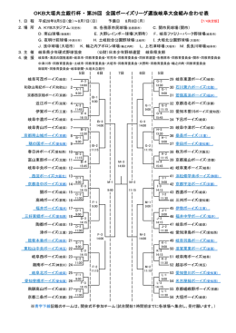 OKB大垣共立銀行杯 ・ 第 26回 全国ボーイズリーグ選抜岐阜