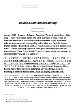 us.hsbc.com onlinebanking