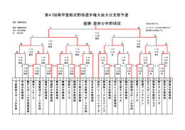 市予選 - 大分市軟式野球連盟