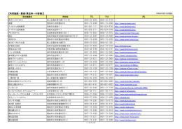 【利用施設一覧表（県全体－50音順）】