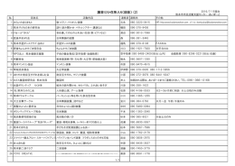 演芸ボランティアリスト表