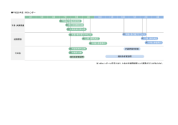 平成28年度 IRカレンダー 予算・決算関連 起債関連 その他 注）本