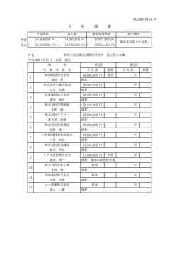 入 札 調 書 - 株式会社 綜企画設計