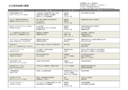 主な保有装置の概要 - 日本電産サンキョー