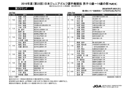 こちら - JGA 日本ゴルフ協会