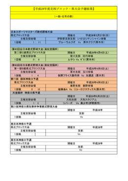 県大会結果H28 - Aikawa Baseball Association