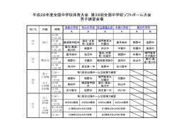 平成28年度全国中学校体育大会 第38回全国中学校ソフトボール大会