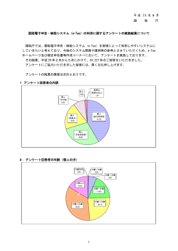 1 平 成 2 8 年 8 月 国 税 庁 国税電子申告・納税システム（e