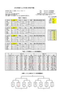 2016年度ジュニア大会結果