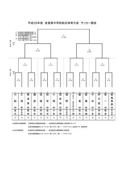 平成28年度 佐賀県中学校総合体育大会 サッカー競技