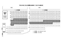 合葬式 墓地 平成28年度 富士見霊園公募区画 （色付が公募区画） 1．0
