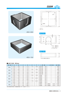 改良桝 - 都建材工業株式会社