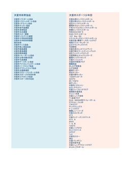 天童市体育協会 天童市スポーツ少年団