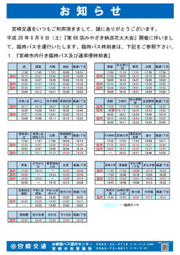 平成 28 年 8 月 6 日（土）