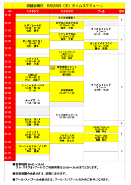 2016年8月25日（木）振替営業日タイムスケジュール（PDF）
