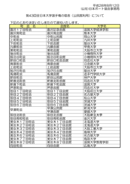 平成28年8月12日 下記のとおり決定いたしまたので通知いたします。 町