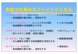 免疫力を高めるファイトケミカル（PDF）