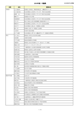 代議員一覧 - 一般社団法人 日本心血管インターベンション治療学会