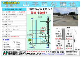 坪 7 万円 ~ 7.3 万円 周辺環境 道路 道 路 52.97坪 59.82坪 66.84坪