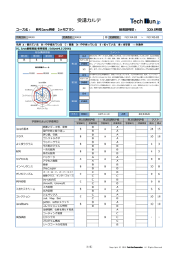 受講カルテ - Tech Fun.jp