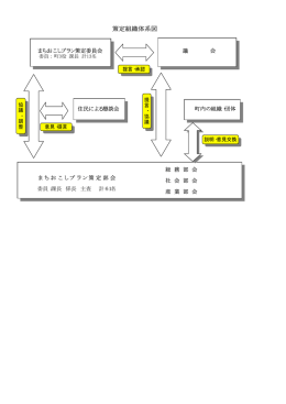 策定組織体系図