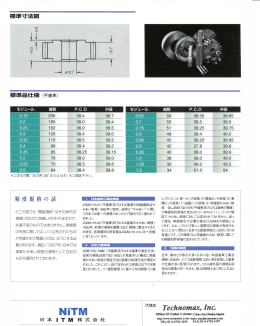 精度規格の話 - 日本 ITM株式会社