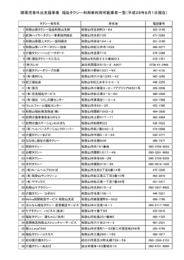 平成28年8月1日現在