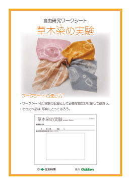 草木染め実験