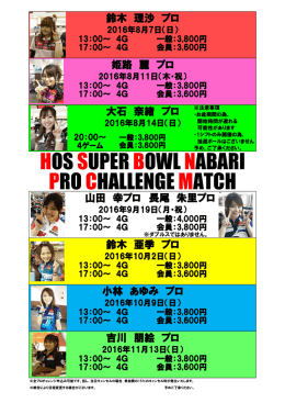 HOS SUPER BOWL NABARI PRO CHALLENGE MATCH