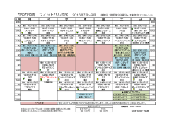 月 火 水 木 金 土 日