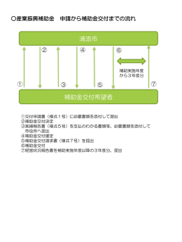 申請から補助金の交付まで[PDF：45KB]