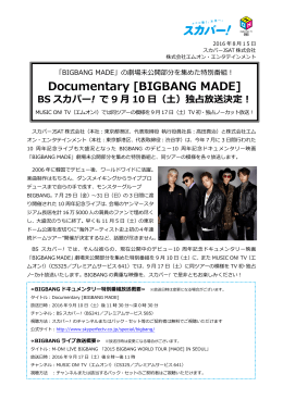 Documentary [BIGBANG MADE]