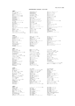 平成28年8月1日現在 ＜あ行＞ (株)アークファイナンス (株)池田泉州