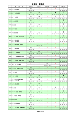 朝倉市・朝倉郡 - 朝倉薬剤師会