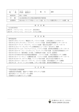 氏 名 内田 恵美子