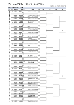 12歳以下男子シングルス予選