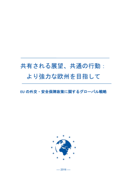 共有される展望、共通の行動： より強力な欧州を目指して